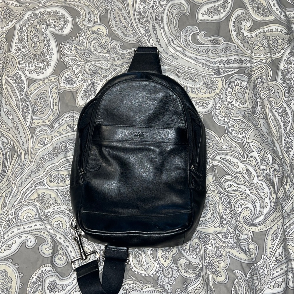 Single strap Coach backpack